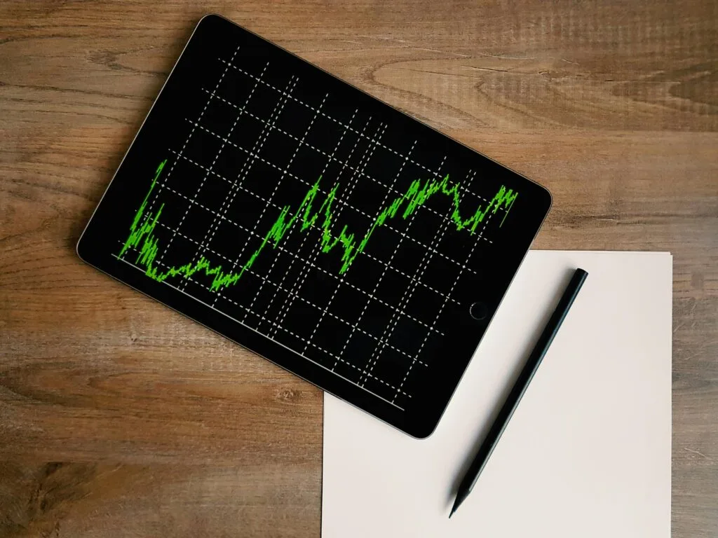 2 investing on a tablet